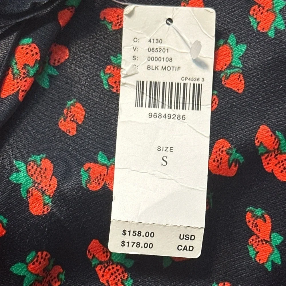 NWT! The Tilda Floral Strapless Black Slip Dress By Anthropologie - Multiple🚦 - Picture 10 of 13